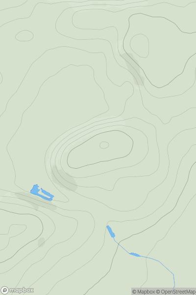 Thumbnail image for Craig Law [Central Scotland from Dumbarton to Montrose] showing contour plot for surrounding peak